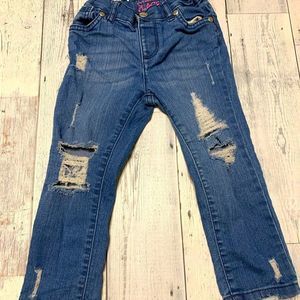 Childrens Place Super Skinny Ripped Jeans